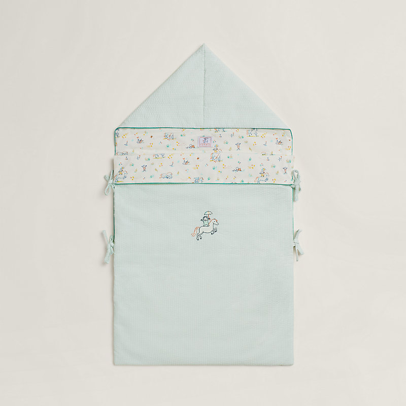 HERMES エルメス カブリオル おくるみ コットンガーゼ ベビーHARU様